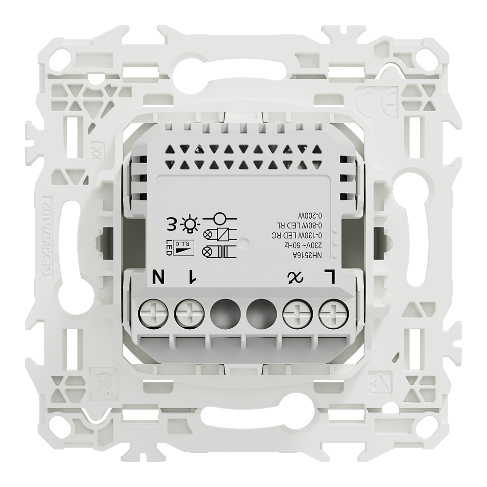 Wiser Odace variateur rotatif blanc